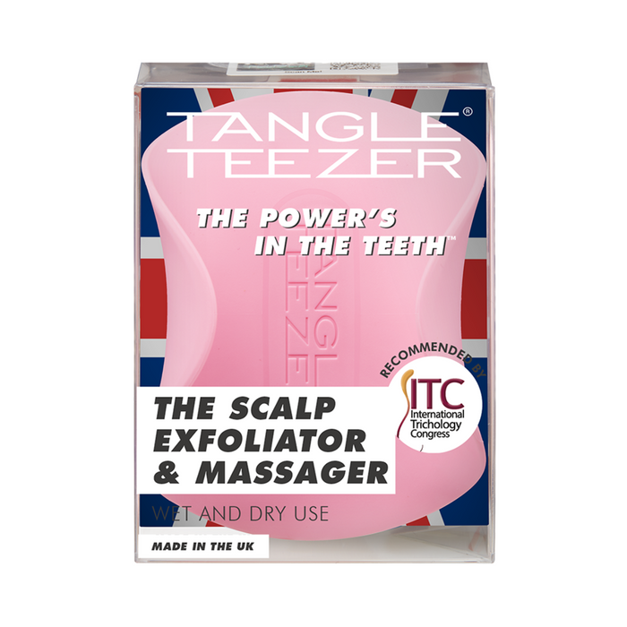 Tangle Teezer The Scalp Exfoliator & Massager - Pretty Pink packed 