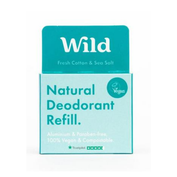 WILD Fresh Cotton & Sea Salt Deodorant Refill