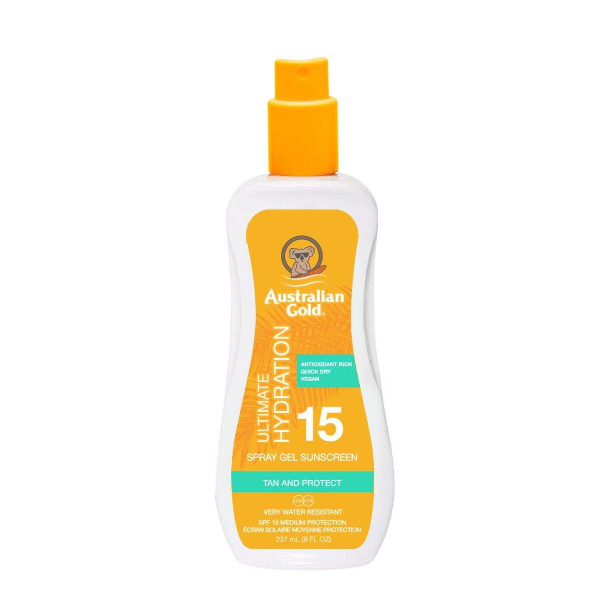 Australian Gold SPF 15 Spray Gel Sunscreen