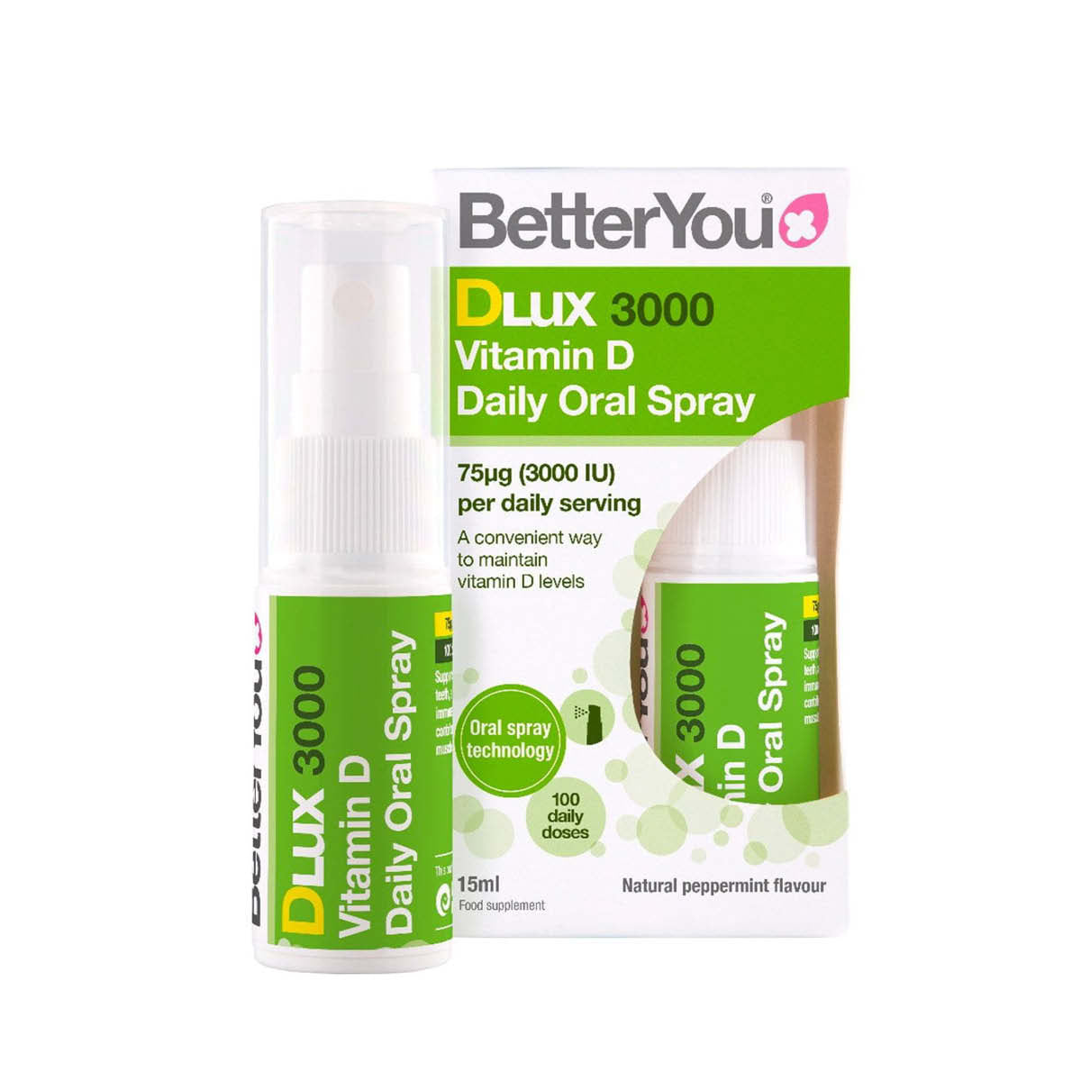 BetterYou D3000 Vitamin D Oral Spray