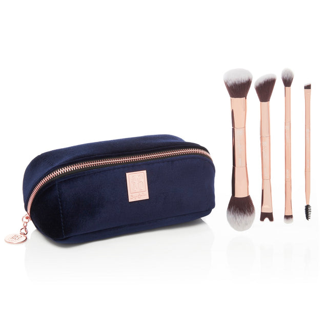 SOSU Cosmetics Bag & Double Ended Brush Set