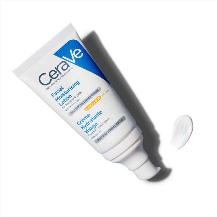 CeraVe AM Facial Moisturising Lotion SPF30 with Ceramides for Normal to Dry Skin 52ml