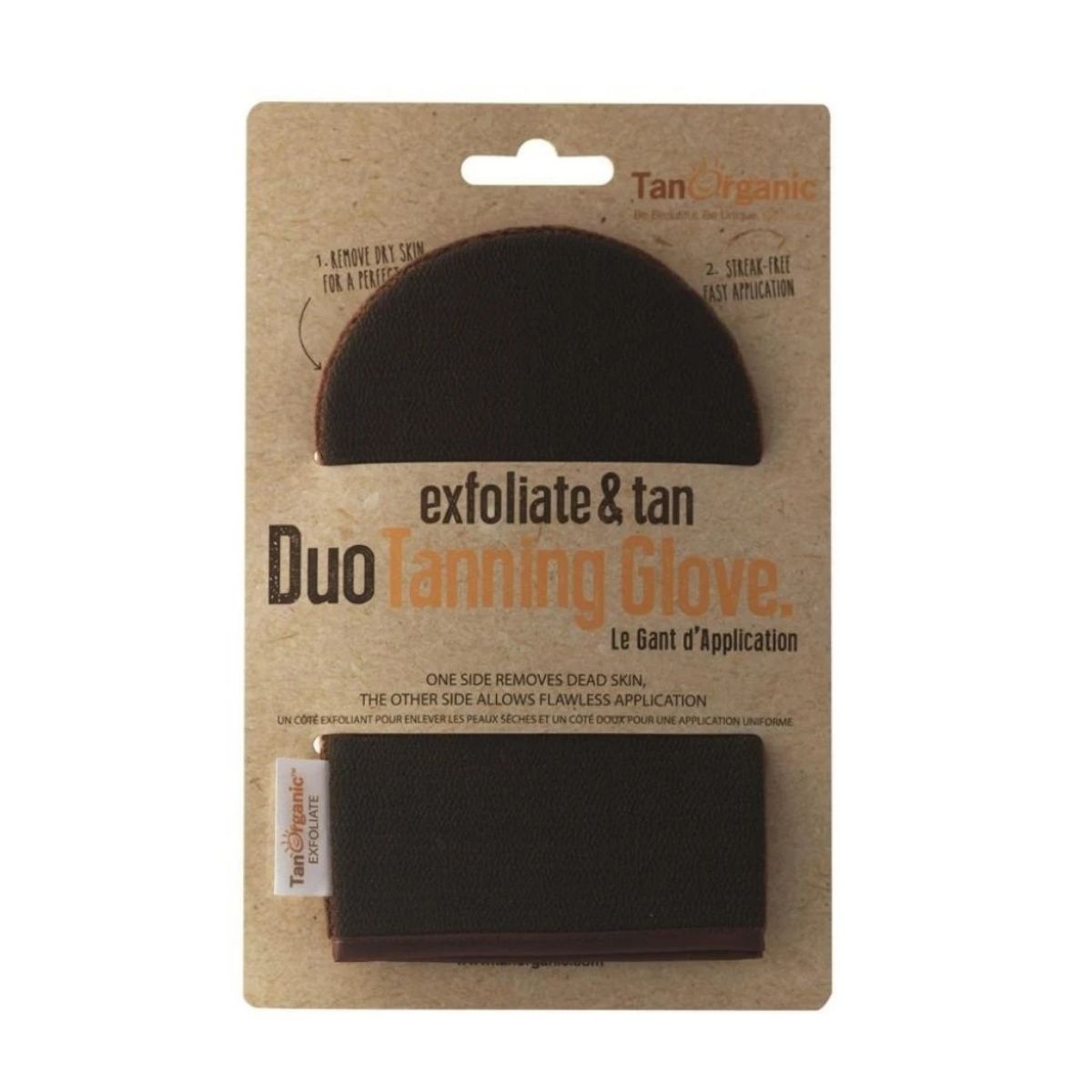 Tan Organic Exfoliate & Tan Duo Tanning Glove