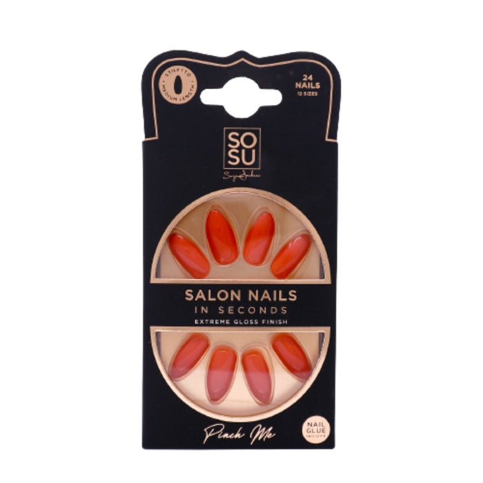 SOSU Cosmetics Salon Nails in Seconds with Nail Glue.