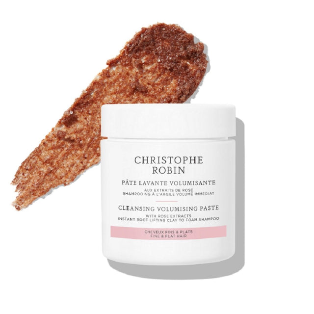 Christophe Robin Cleansing Volumizing Shampoo Paste with Rassoul Clay & Rose Extracts.