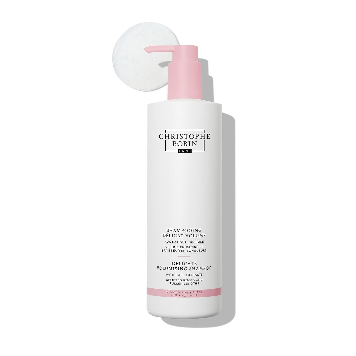 Christophe Robin Delicate Volumizing Shampoo with Rose Extracts Thin Hair.