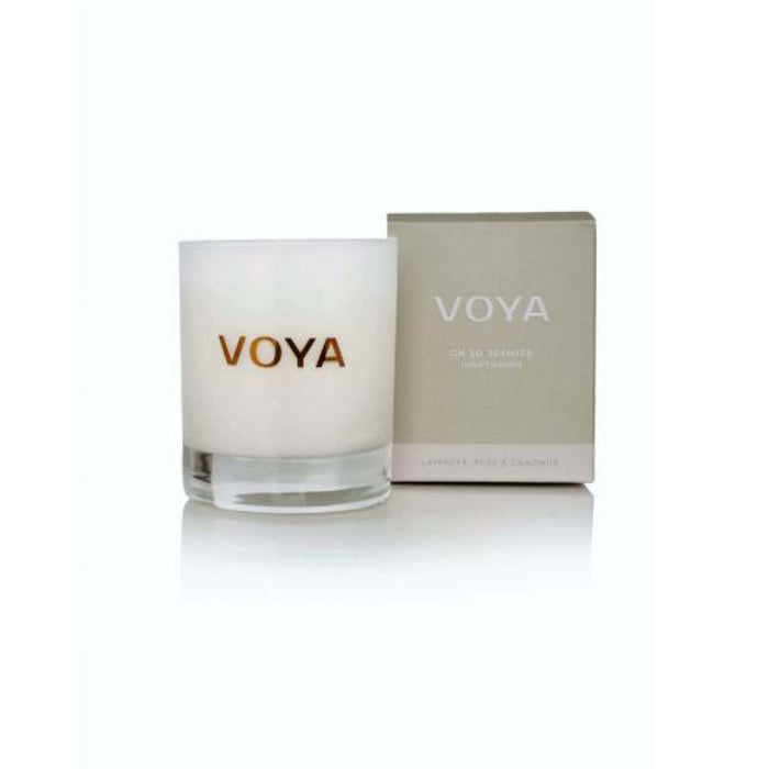 Voya Lavender, Rose & Camomile Candle